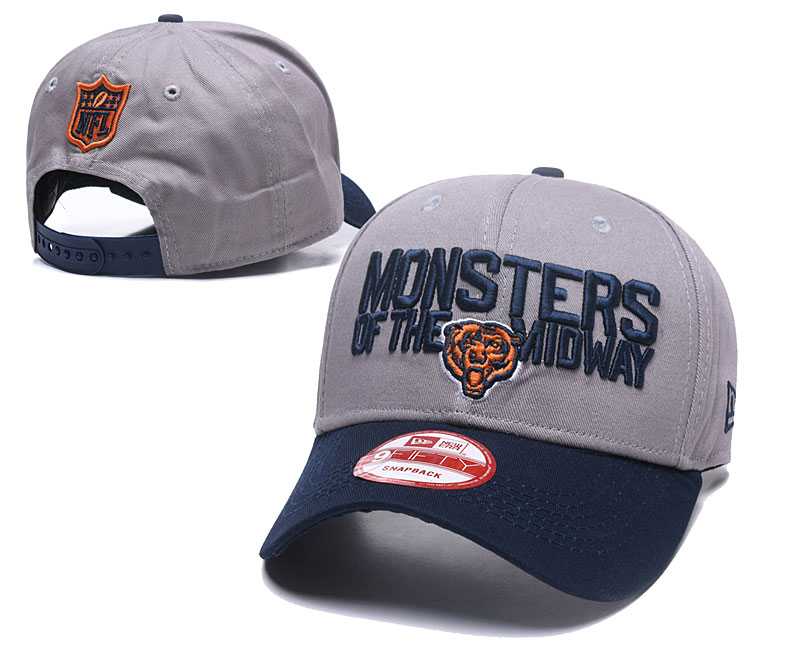 Bears Monsters Of The Midway Gray Peaked Adjustable Hat GS,We sell and wholesale Bears Monsters Of The Midway Gray Peaked Adjustable Hat GS on line form chian!